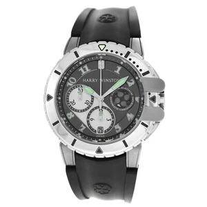 Harry Winston Project Z2 410-MCA442 Chrono Ocean Diver Zalium Platinum Watch - Picture 1 of 10