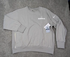 Nike Dallas Cowboys Sweatshirt Mens XL Gray Heavy Cotton NFL On Field Football - Picture 1 of 13