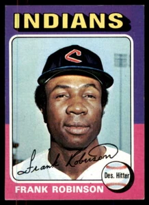 Mini Frank Robinson #580 1975 Cleveland Indians - Imagen 1 de 2