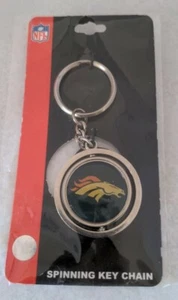 Vintage Collectible NFL Broncos Spinning Key Chain - Denver, Colorado - Picture 1 of 2