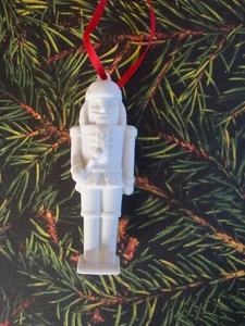 Nutcracker Ornament - Biscuit Porcelain  Nutcracker Ornament - Hutschenreuther - Picture 1 of 4