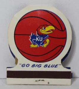 New Old Vintage Kansas Jayhawks Basketball Kansas Jayhawks Football KU Matchbook - Picture 1 of 13