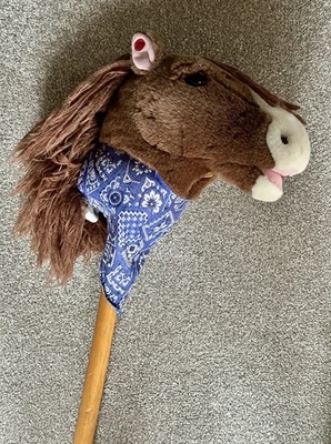  Child’s Hobby Horse toy by Animal Alley, used  with working sounds *please read - Image 1 of 4