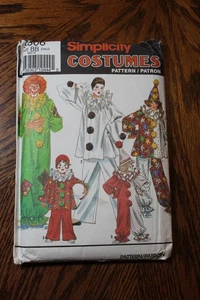 Simplicity 9806 Sewing Pattern Boys/Girls Clown/Jester Costume & Hat Child 2-12 - Picture 1 of 3