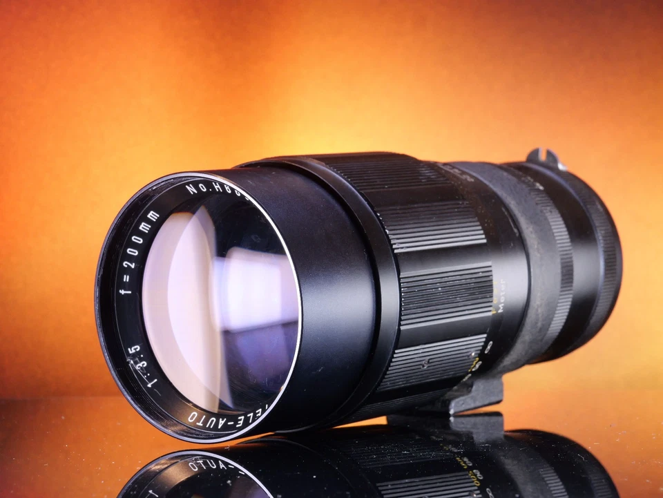 Lente teleobjetivo retrato Nikon F Mount Soligor teleautomática f/1:3,5 200 mm #H668244 Foto 1 de 4