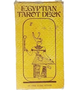 Egyptian Tarot Deck 78 Cards + Booklet SWITZERLAND AGMULLER KAPLAN 1980 - Picture 1 of 11