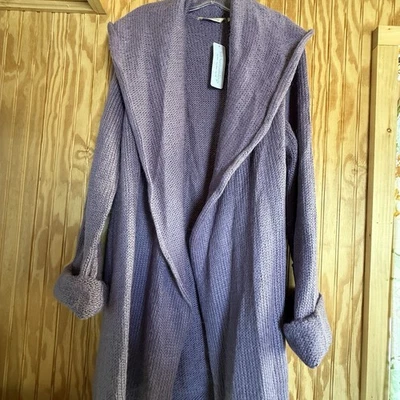 SOFT AROUND Cárdigan Suéter Lana Mohair Grueso Telluride Largo Talla XL Foto 1 de 4