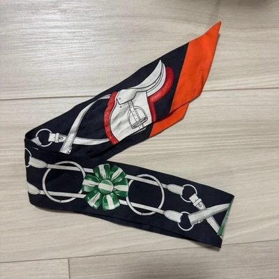 HERMES 100% silk scarf jumping - Image 1 of 3