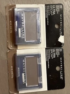 (2) MAYBELLINE ULTRA BROW BRUSH ON COLOR DARK BROWN - Picture 1 of 4