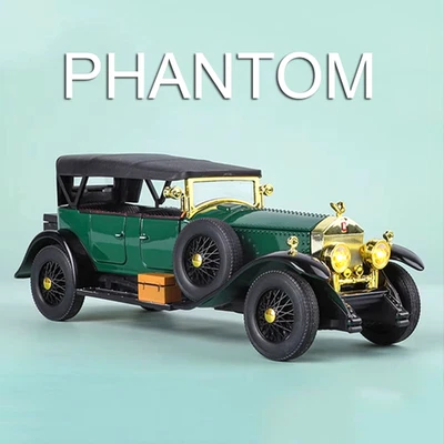 1:24 Vintage Rolls Royce Phantom Diecast Collectible Model Car Toy Kids Gift NEW - Image 1 of 4