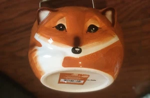 Süße Fuchs SCHALE Design 3-D Figur in braun, orange und weiß - Bild 1 von 10
