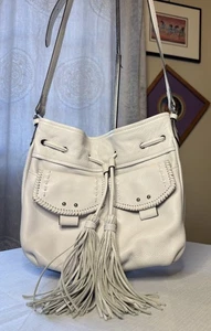 Aimee Kestenberg Leder Bucket Umhängetasche Fly With Me Cloud Neu ohne Etikett - Bild 1 von 18