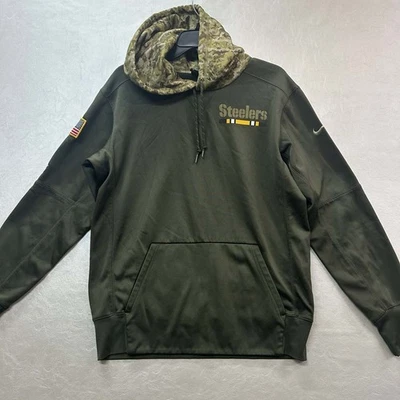Sudadera con capucha Nike Pittsburgh Steelers Salute to Service para hombre M camuflaje digital en el campo Foto 1 de 4