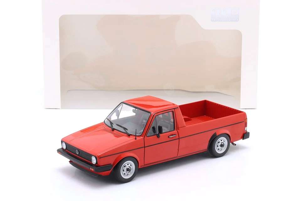 Volkswagen VW Caddy (14D) MK1 Pick-Up Baujahr 1983 rot 1:18 Solido - Bild 1 von 1