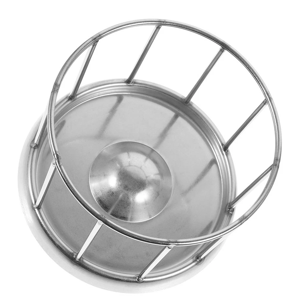  Distributeur De Nourriture Pour Tortue Plat Bols D'animaux En Acier Inoxydable - Photo 1/4