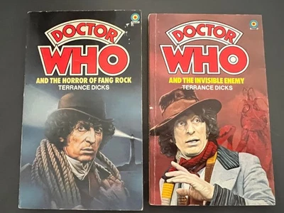Drr Who Target Book 2x 4th Doctor The Invisible Enemy & Horror of Fang Rock - Image 1 of 4