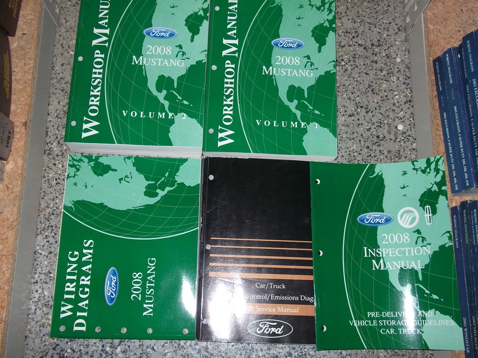 2008 Ford MUSTANG Gt Cobra Mach Servicio Tienda Reparar Taller Manual De Fábrica - Imagen 1 de 1