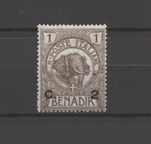 Nº: 127094 - BENADIR (ITALIA) - UN ANTIGUO SELLO 1 BESA con SOBREIMPRESIÓN - MH!! - Imagen 1 de 1