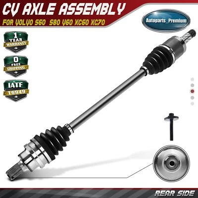 Conjunto de eje trasero L/R CV para Volvo S60 2011-2016 S80 07-15 V60 XC60 XC70 AWD Foto 1 de 4