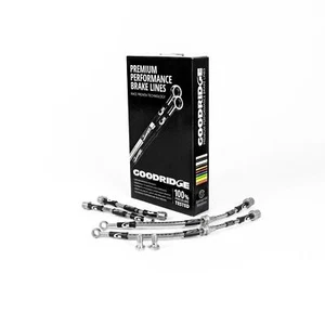 Performance Goodridge Brake Hose Kit For Volkswagen Polo Gti 2010-13 - Clear - Picture 1 of 6