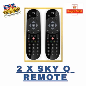 2 x SKY Q REMOTE CONTROL INFRARED REPLACEMENT GOOD QUALITY UK SELLER - Picture 1 of 6