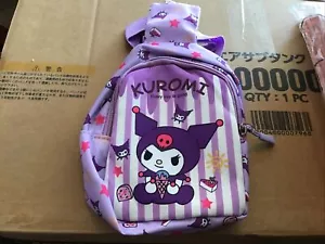 Hello Kitty Kuromi kleine Kinder-Schultertasche NEU - LILA TASCHE - Bild 1 von 6