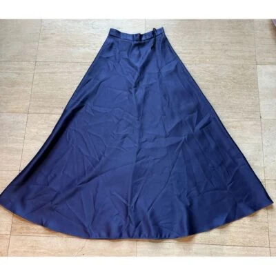 复古海军蓝正式长裙 A 字晚会正式穿 6 码 — 第 1/4 张图片