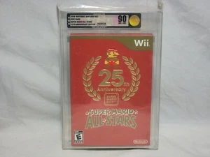 NUEVO Super Mario All-Stars Nintendo Wii VGA 90 Casi Nuevo+/Mt Juego DORADO 25o Año. Limited - Imagen 1 de 7