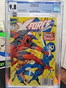 X-Force #11 1992 CGC 9.8 1st Appearance Of Domino - NEWSTAND - RARE - Picture 1 of 3