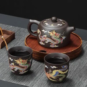 /Tetera Qin Power Pot hecha a mano de arcilla púrpura que cambia de color - Imagen 1 de 16