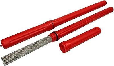 BLUE DEMON Rod Canister Tig Welding Rod Storage Canister 36" hold 10Ibs LE300 Red Pack of 2