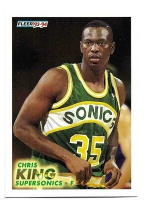 CHRIS KING 1993-94 FLEER ROOKIE CARD NM-MT CONDITION - Image 1 of 2