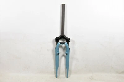 700c 28” SUNTOUR CR-8 SUSPENSION FORK PRELOAD ADJUST 1 1/8” 300mm V BRAKE BLUE - Image 1 of 4