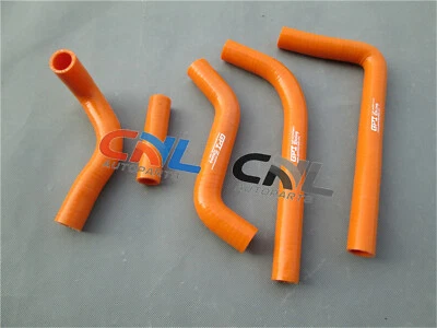 For Suzuki RMZ450 2008 2009 2010 SILICONE RADIATOR HOSE 08 09 10 RMZ 450 ORANGE Foto 1 de 4