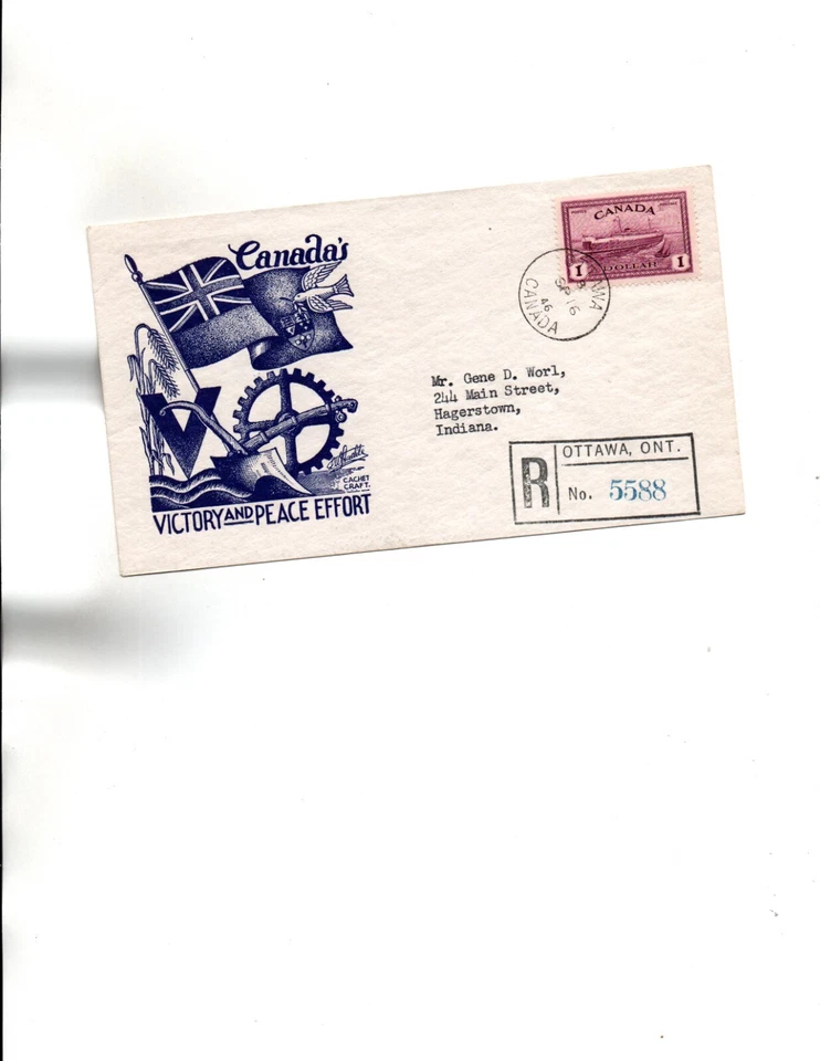 Sc#273   FDC STAEHLE (BLUE) cachet - Image 1 of 1
