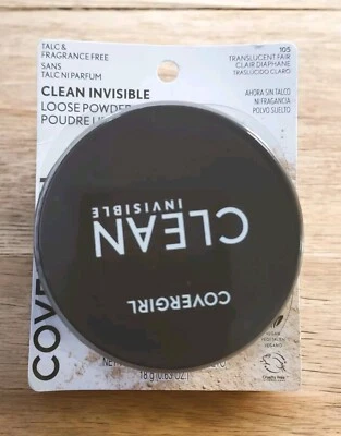 Covergirl Clean Invisible Loose Powder 105   Translucent Fair Fragrance Free New - Image 1 of 4