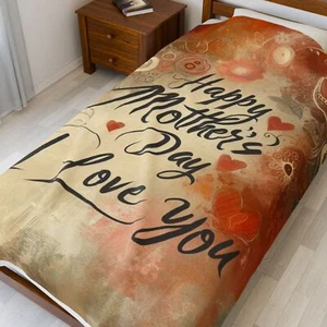 Mother's Day Blanket, Heartfelt Gift, Soft Home Decor, Celebrate Mother's Day - Picture 1 of 7