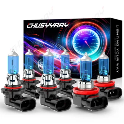 For Toyota RAV4 2006 2007-2012 faros halógenos alta baja niebla bombillas 5000K - Image 1 of 4