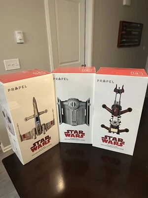 Propel Star Wars Set T-65 X-Wing Tie Advance X1 74-Z Speeder Bike Quadcop Drones - Image 1 of 4