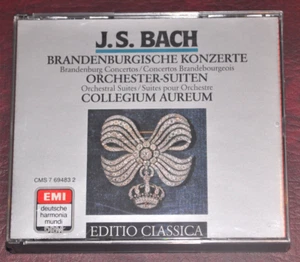 Bach - Brandenburgische Konzerte/Orchestersuiten, Collegium Aureum DHM 3 CDs - Bild 1 von 4