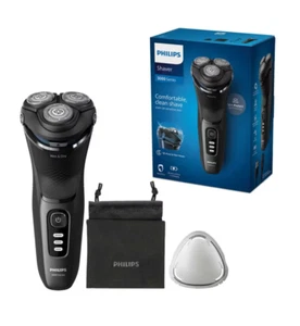 Philips Shaver Series3000 Cabezales de pivote, bolsa de viaje, recortadora emergente S3244/12 - Imagen 1 de 1