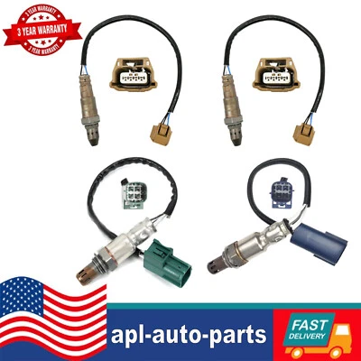 Sensor de oxígeno O2 ascendente+abajo 4 piezas para Nissan NV1500 NV2500 NV3500 2012-2019 4,0 L V6 Foto 1 de 4