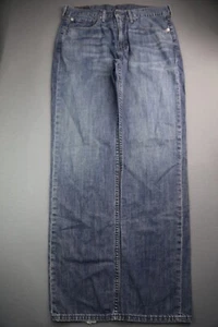 Pantalones de mezclilla para hombre Levi's 514 2017 calce recto lavado medio talla 34x34 cremallera mosca - Imagen 1 de 9