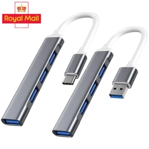 USB Hub 3.0 - 4 in 1 Adaptor for PC,Phone,Laptop,Mac USB , USB-C - Picture 1 of 7