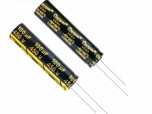 5pcs 450V 100UF 13x50mm high frequency low resistance electrolytic capacitor - Picture 1 of 1