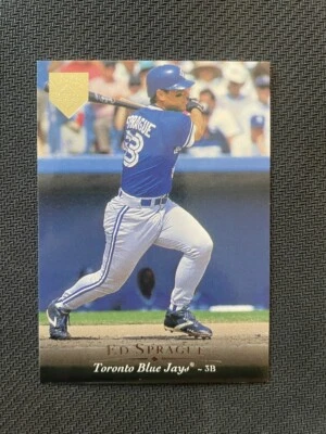 Ed Sprangue 1995 Upper Deck Electric Diamond GOLD  Blue Jays #286 - Image 1 of 2