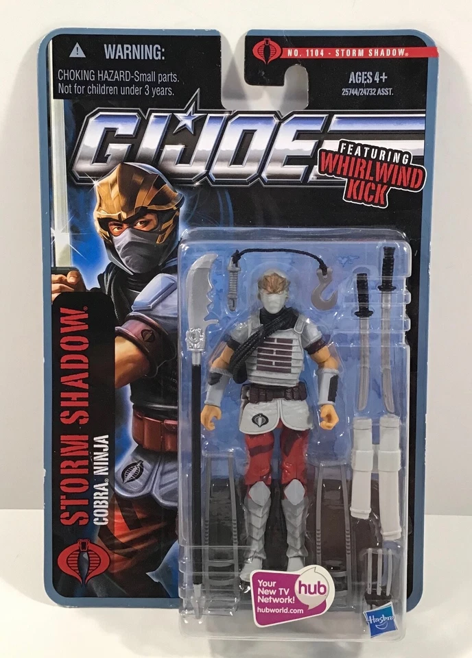 Gi Joe 1104 Storm Shadow Cobra Ninja Action Figure 2010 Hasbro