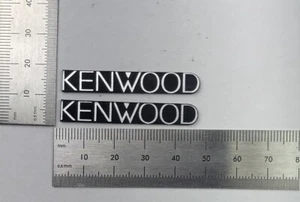 Kenwood Badge Logo Emblem PAIR Speakers, Amps, Turntables Custom Made - Picture 1 of 5