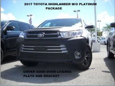 Sujetador con cubierta de máscara frontal Lebra para Toyota Highlander 2017-2019 sin paquete de placas Foto 1 de 3