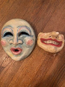Masque Arrayed Vintage Collectible Masks (white Mask Is Sold) - Picture 1 of 3